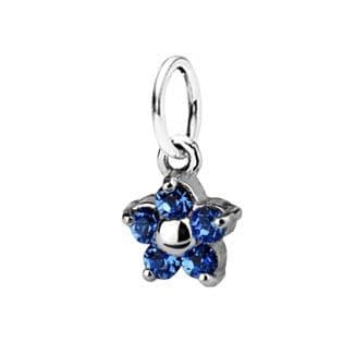 Dětský přívěsek kytička, Crystals from SWAROVSKI Light Sapphire — Marre.cz