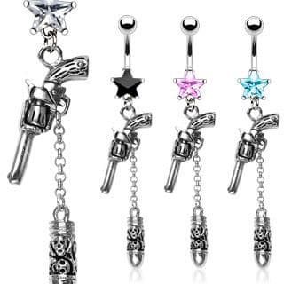 Piercing do pupíku revolver HW8623 — Marre.cz